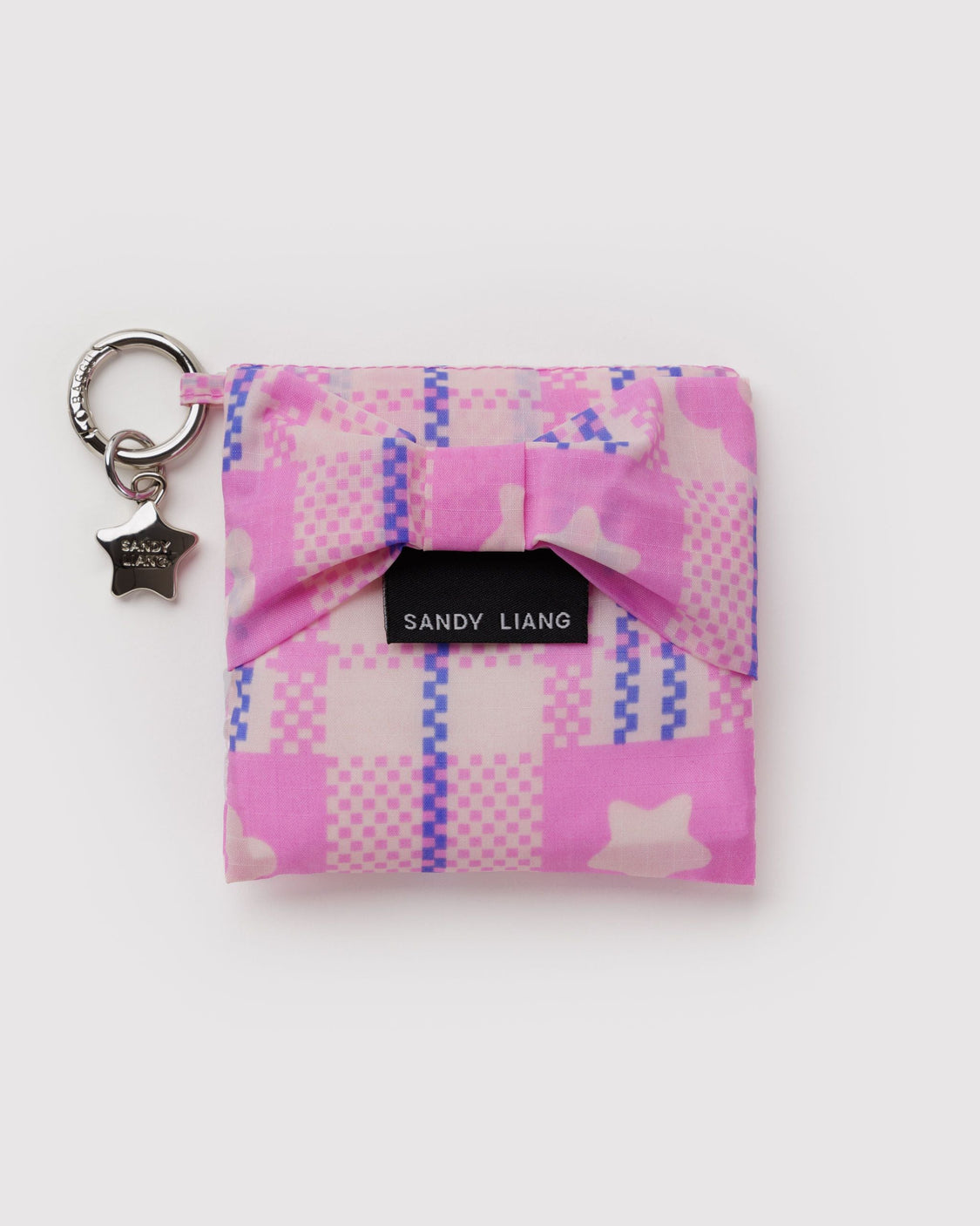 Baby Bow Baggu - Market Plaid Pink - Active Travel Pack