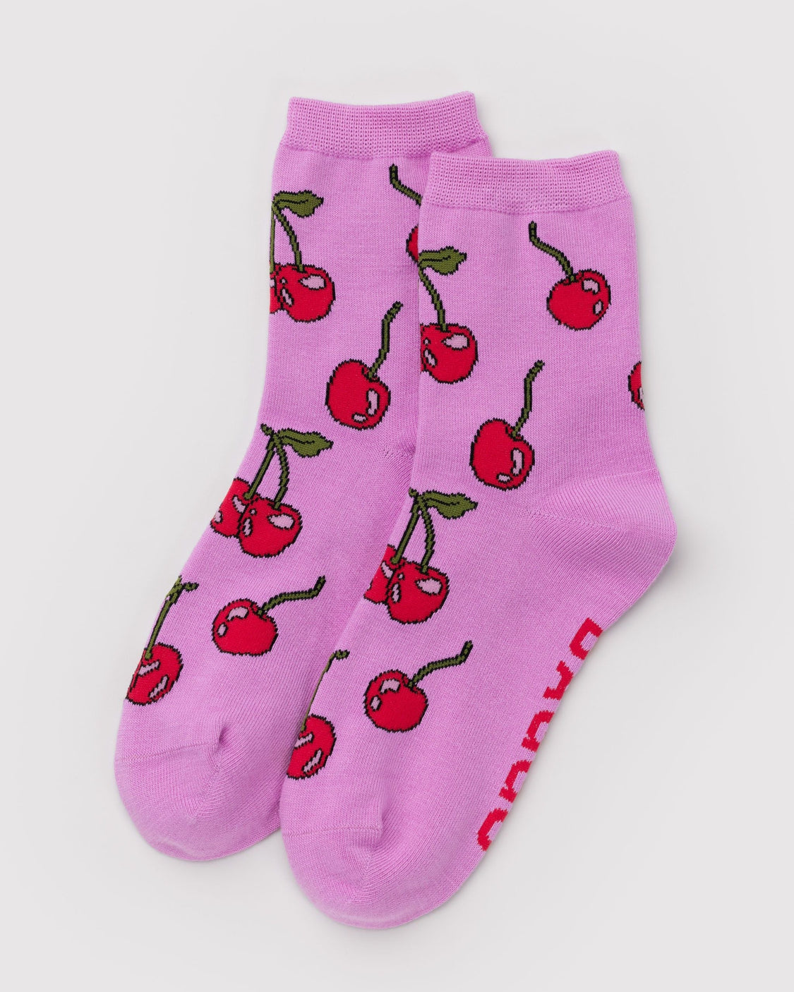 Crew Sock - Cherries - Modern Everyday Pair