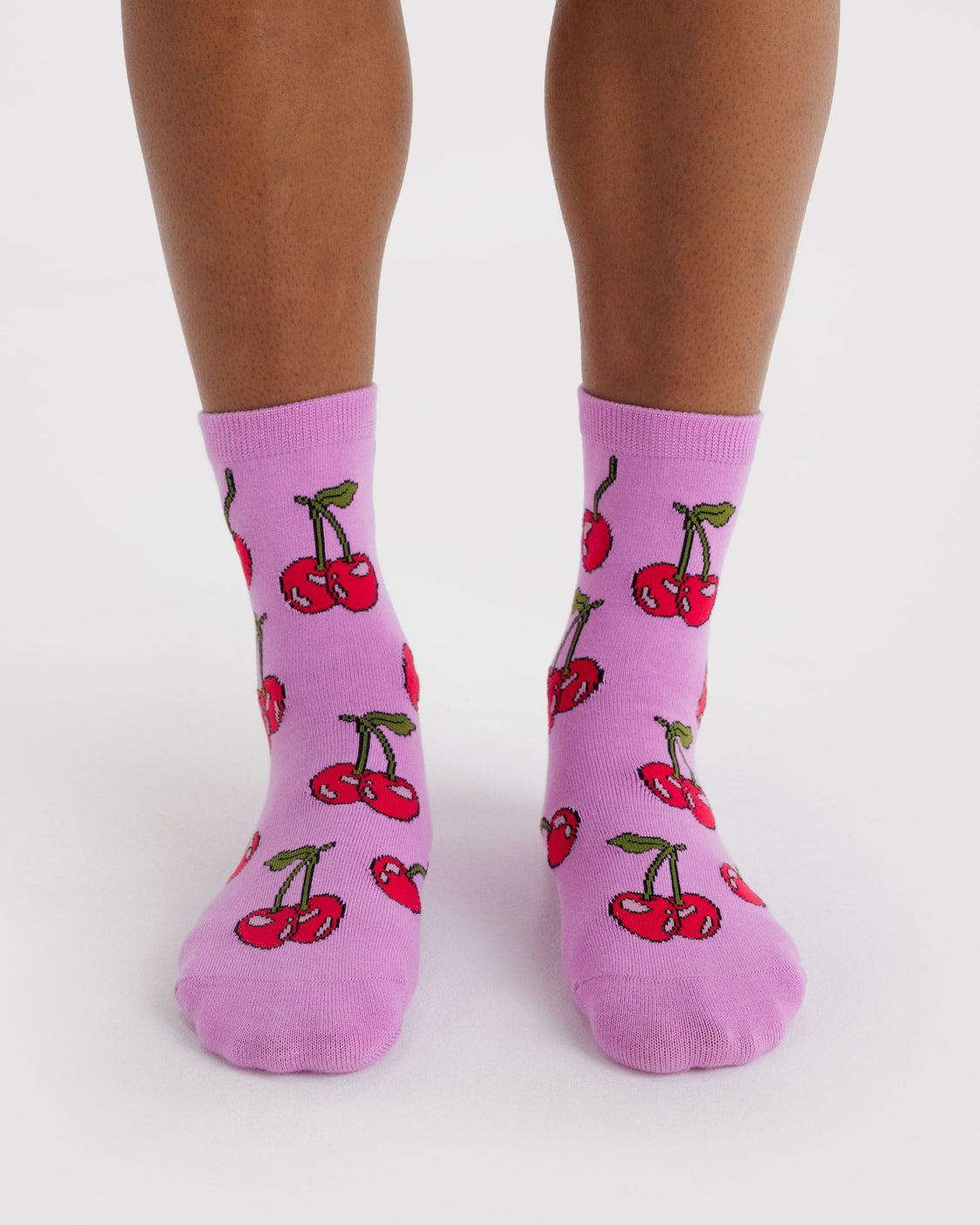 Crew Sock - Cherries - Modern Everyday Pair