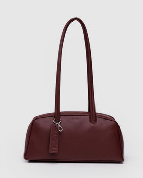 Recycled Leather Bowler Bag