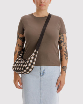 Small Nylon Crescent Bag